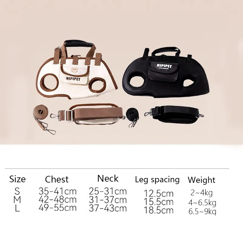 Bolsas portátiles para exteriores para perros, bolso cruzado cruzado, mochila ligera, productos para mascotas en general, accesorios para perros, suministros para perros