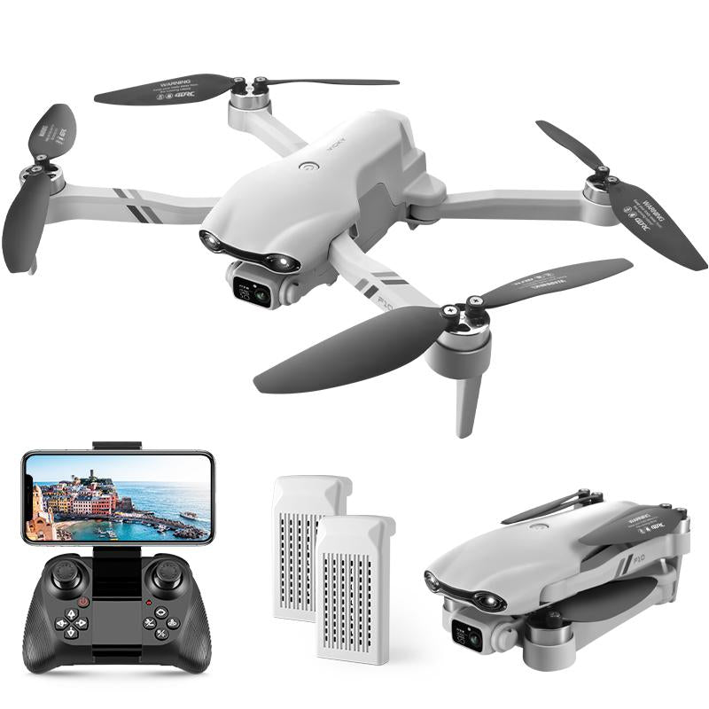 Dron aéreo 2025 F10 Pro con cámara 4K UHD EIS, GPS, 5G, Wifi, FPV, motores sin escobillas, flujo óptico, evitación inteligente de obstáculos, retorno automático, giro acrobático de 360°, baterías duales